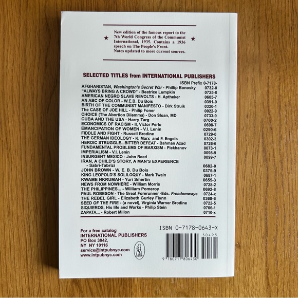 Against Fascism and War Paperback Book - Picture 2 of 6